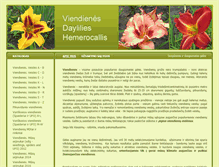 Tablet Screenshot of daylilies.lt